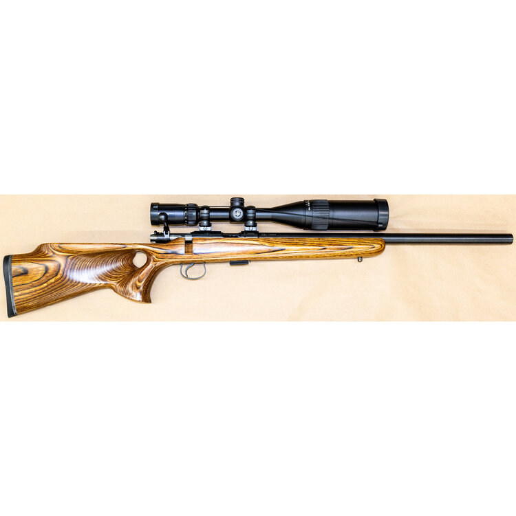 CZ 455  BOLT ACTION 22LR 20 .5" BARREL WITH SCOPE LAMINATED THUMBHOLE