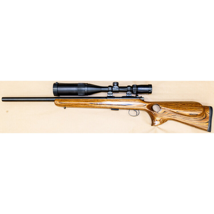 CZ 455  BOLT ACTION 22LR 20 .5" BARREL WITH SCOPE LAMINATED THUMBHOLE