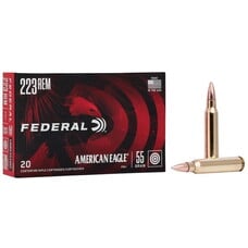 FEDERAL FEDERAL AMERICAN EAGLE 223 REM 55GR MC BT 20/PK