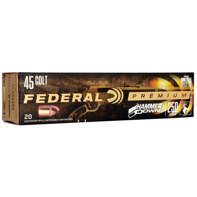 FEDERAL FEDERAL HAMMER DOWN 45 COLT 250GR JHP 20RDS