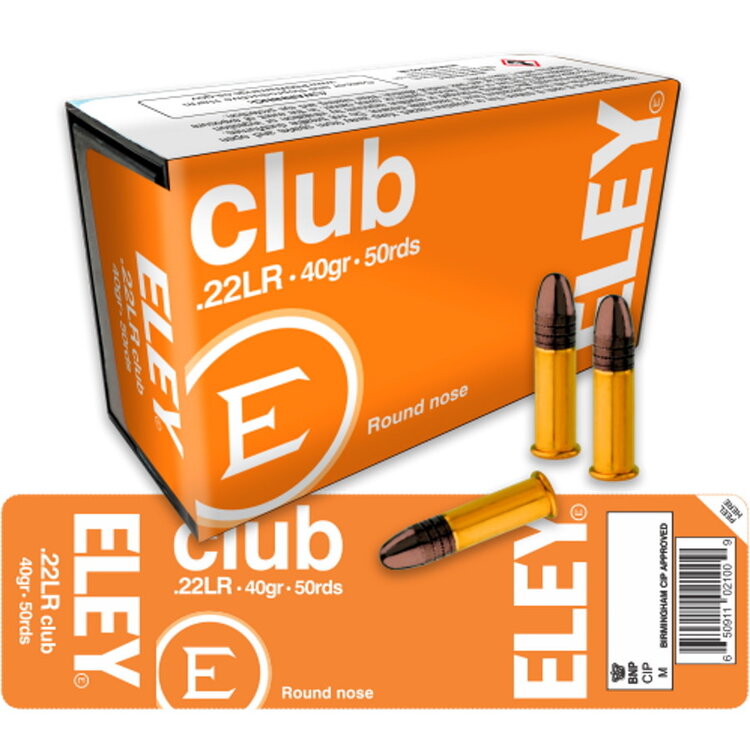 ELEY ELEY CLUB 22 LR 40GR 50PK