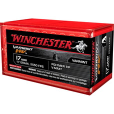 WINCHESTER VARMINT 17 HMR HV 17GR 2550FPS  50/PK