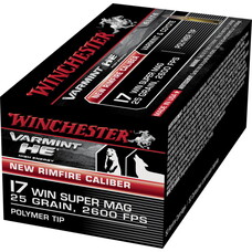 WINCHESTER VARMINT HE  17 WSM  25GR 2600FPS 50/PK