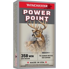 WINCHESTER 358 WIN 200GR POWER POINT 20/PK