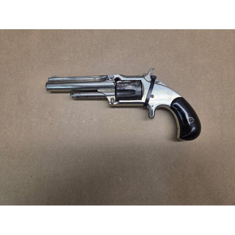 (ANTIQUE)  SMITH & WESSON TIP UP 32 NO 1 1/2 REVOLVER 32 RIMFIRE 3.5" BARREL  5 SHOT