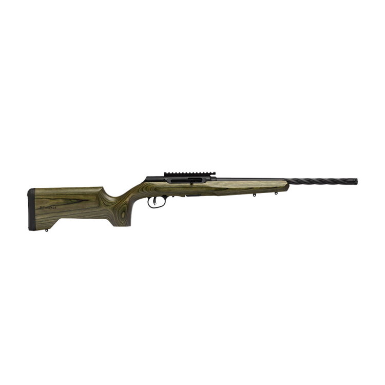 SAVAGE A22 TIMBER TACTICAL SEMI AUTO 22 LR 18"  FLUTED THREADED BARREL LAMINITE OD GREEN