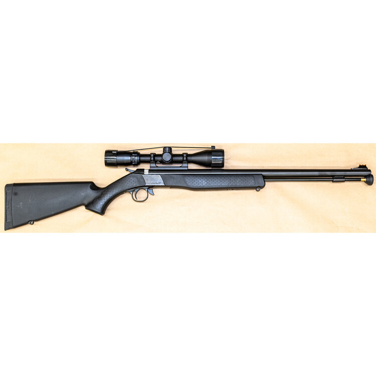 CVA WOLF BLK/SYN MUZZLELOADING RIFLE 50 CAL PER 24" BBL W/SCOPE
