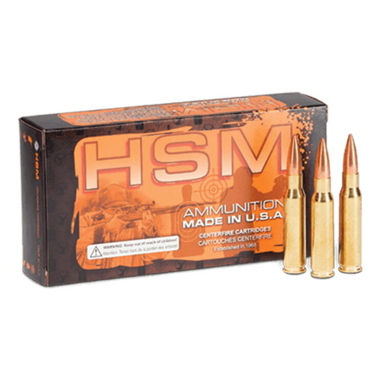 HSM HS MUNITIONS 223 WSSM 55 GR V-MAX 20RDS
