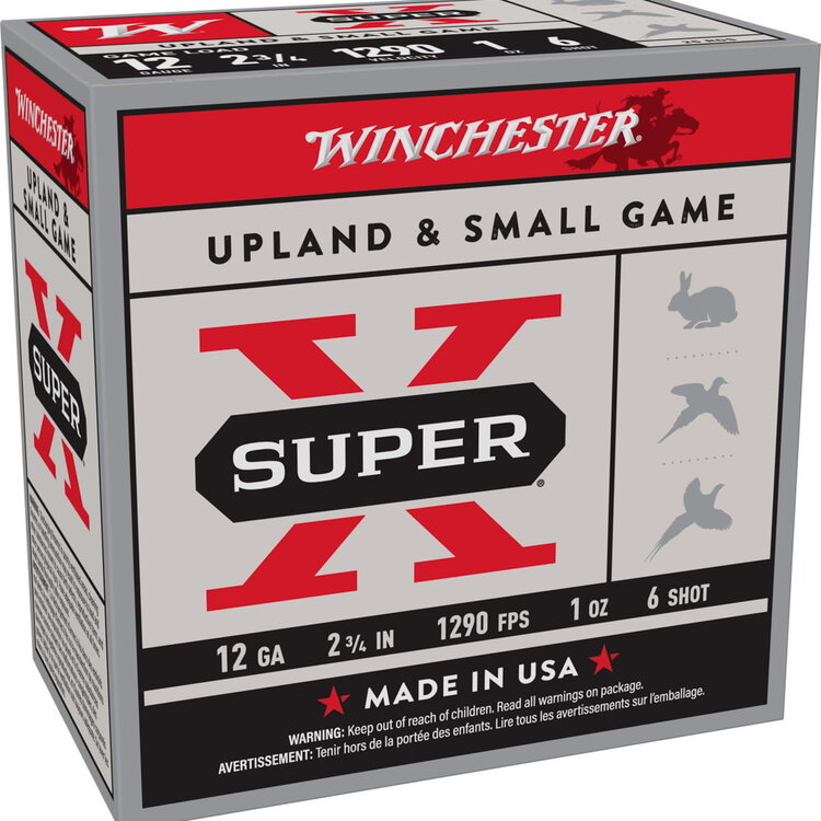 WINCHESTER  SUPER-X 12GA 2.75" #6 1OZ GAME LOAD 25RDS