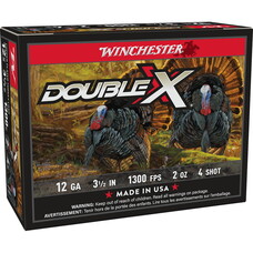 WINCHESTER DOUBLE X HV 12GA 3.5" 2 OZ #4  10RDS TURKEY