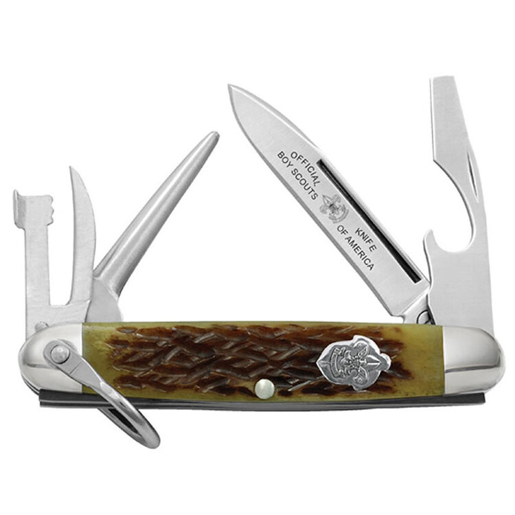 REMINGTON KNIFE 2010 BOY SCOUTS OF AMERICA FOLDING MULTI BLADE