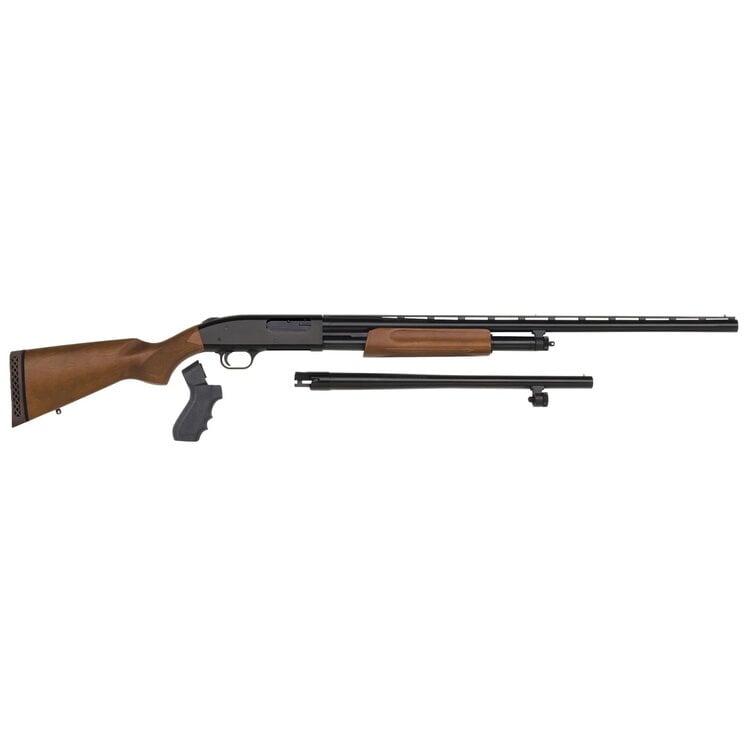 MOSSBERG 500 FIELD/ SECURITY COMBO PUMP ACTION 12GA  3" 28"/18.5" BARRELS WOOD / PISTOL GRIP