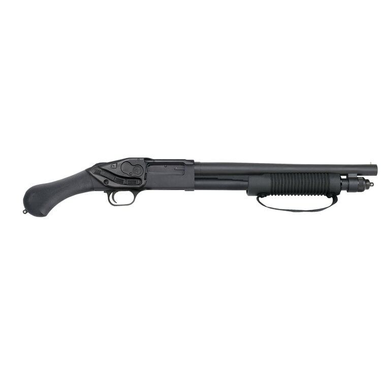 MOSSBERG 590 SHOCKWAVE PUMP ACTION 12GA 3"  14.375" BARREL RAPTOR GRIP  LASER SIDE SADDLE