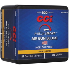 CCI CCI HIGH BAR AIR GUN SLUG .22 CAL 35GR HP 100/PK