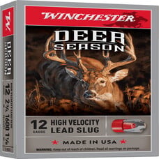 WINCHESTER DEER SEASON 12GA 2.75" 1-1/8OZ RFILED SLUG 1600FPS 5RDS