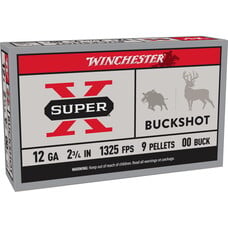 WINCHESTER SUPER X 12GA 2.75" 00 BUCK 5RDS