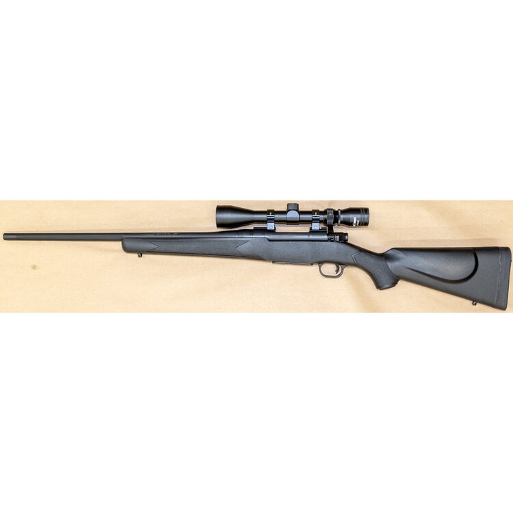 MOSSBERG PATRIOT BLK/SYN BOLT ACTION RIFLE 308 WIN 22" BBL  4 SHOT C/W SCOPE