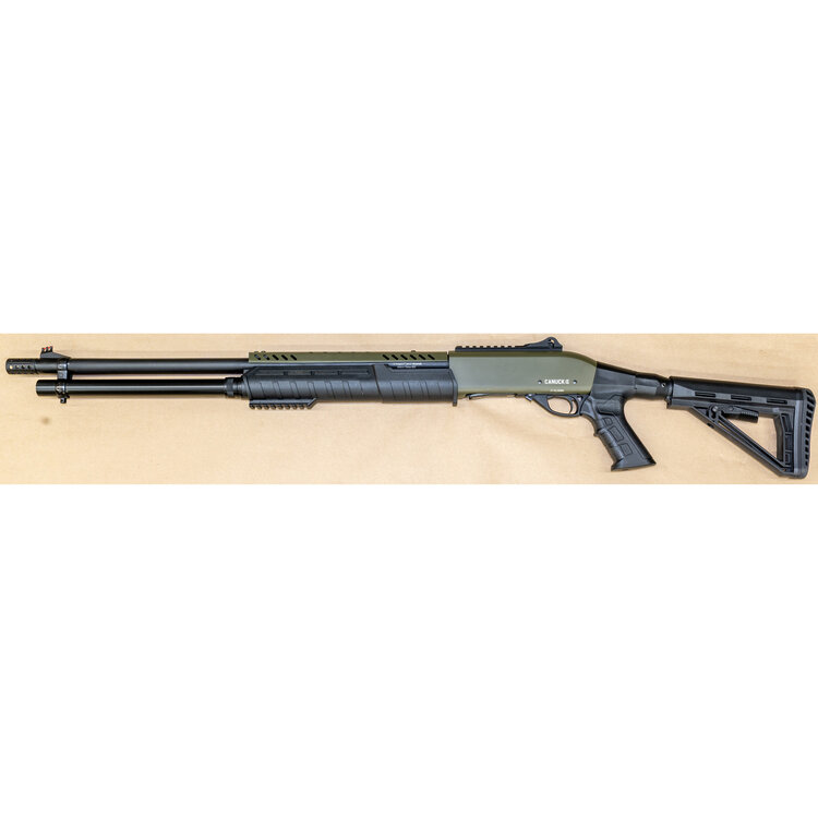 CANUCK CANUCK SENTRY BLK SYN/GRN PUMP ACTION SHOTGUN 12GA X 3" 24" BBL 8 SHOT