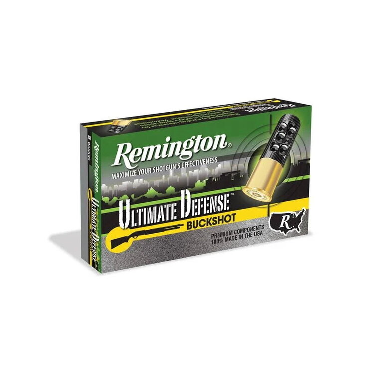 REMINGTON ULTIMATE DEFENSE 12GA 3" 4 BUCK 41 PELLET 5RDS