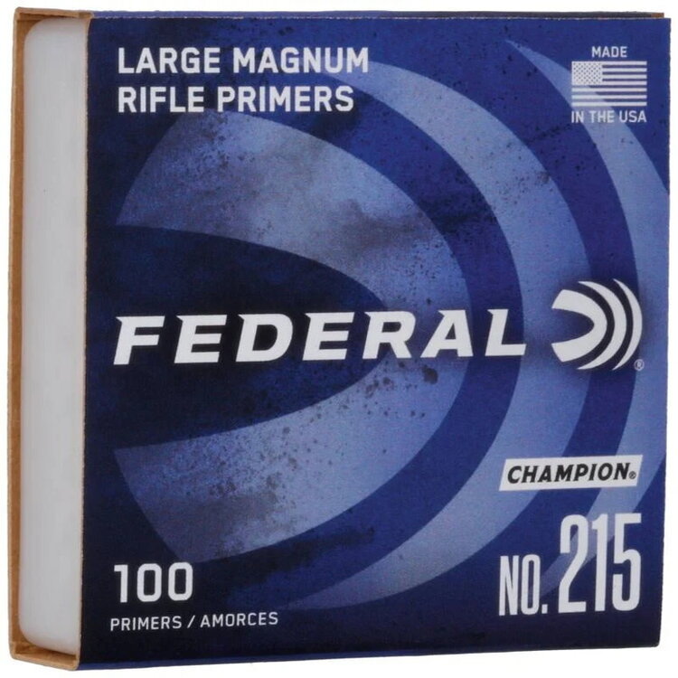 FEDERAL FEDERAL LARGE RIFLE MAGNUM PRIMER #215 100/PK