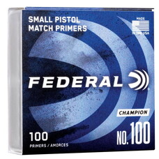 FEDERAL FEDERAL SMALL PISTOL PRIMER  #100 100/PK
