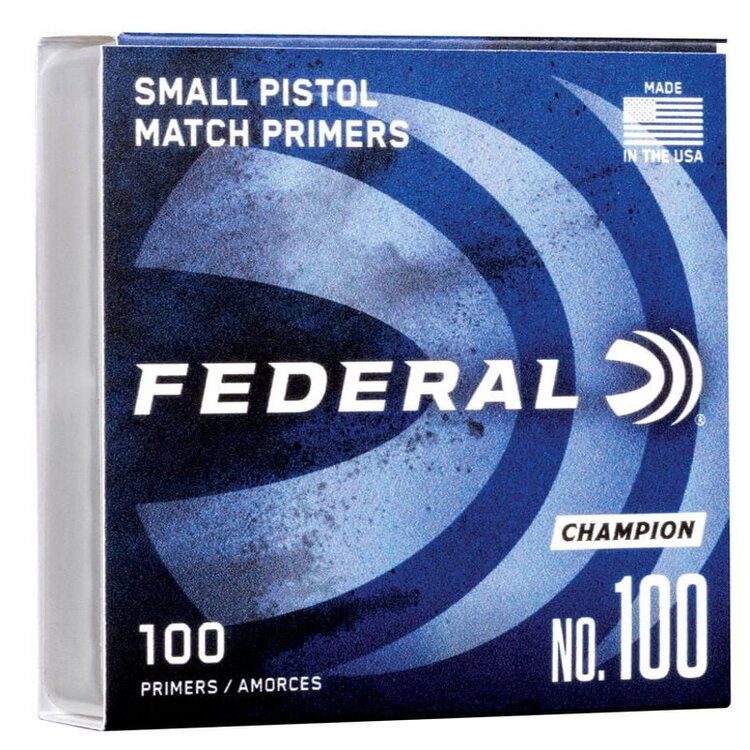 FEDERAL FEDERAL SMALL PISTOL PRIMER  #100 100/PK