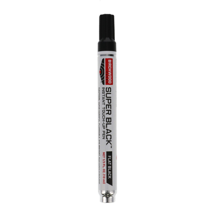 BIRCHWOOD CASEY BIRCHWOOD CASEY SUPER BLACK TOUCH-UP PEN - FLAT BLACK 0.33 OZ