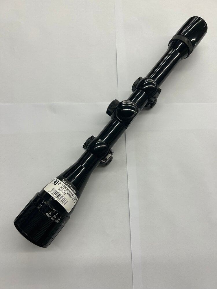 BUSHNELL USED BUSHNELL BANNER  10 X 40 TARGET SCOPE W/RINGS