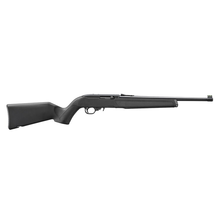 RUGER 10/22 SEMI AUTO 22 LR 16.12"  BARREL SYNTH FIBER OPTIC SIGHTS