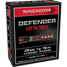 WINCHESTER 410 PDX1 DEFENDER 3" 4 PLATED DISC/16 PLATED BBs 10rds