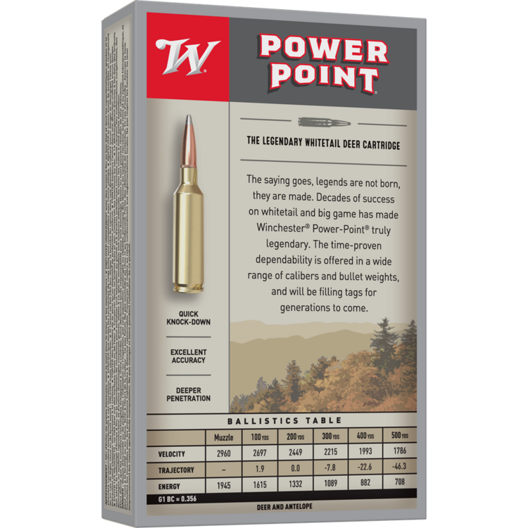 WINCHESTER SUPER-X 243WIN 100GR POWER-POINT 20RDS