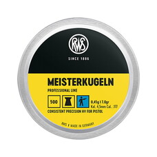 RWS RWS MEISTERKUGELN .117 FLAT NOSE PELLETS 500PK