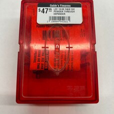 LEE (USED) LEE 10/40 S&W DIE POWDER THROUGH EXPANDER