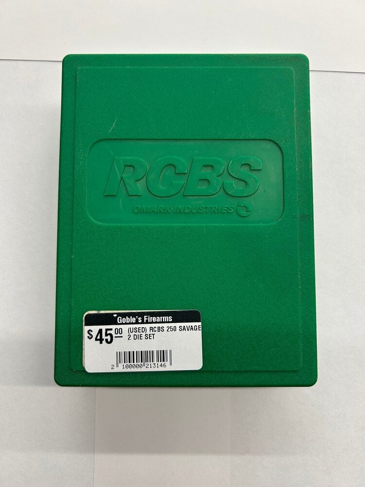 RCBS (USED) RCBS 250 SAVAGE 2 DIE SET