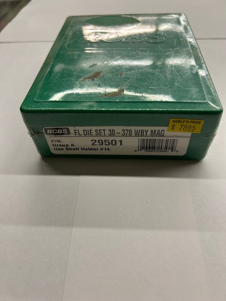 RCBS RCBS GROUP A DIE SET 30-378 WBY MAG