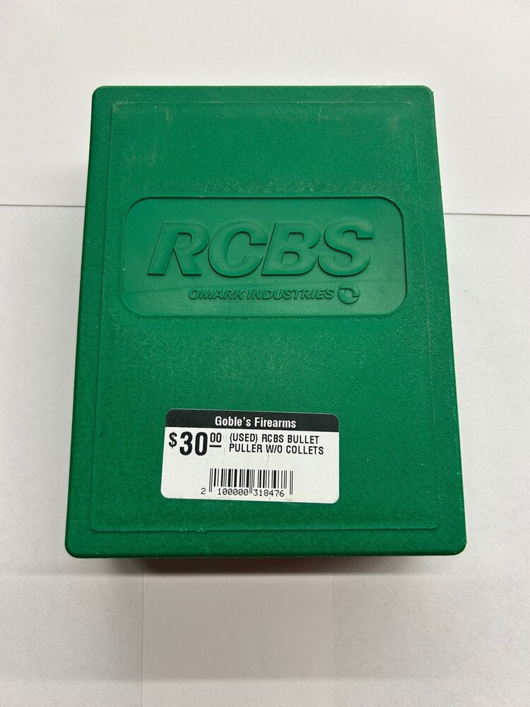 RCBS (USED) RCBS BULLET PULLER W/O COLLETS