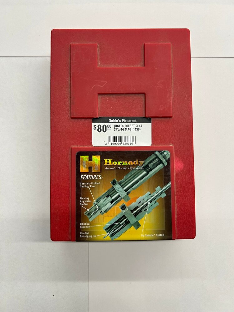 HORNADY (USED) DIESET 3 44 SPL/44 MAG (.430)