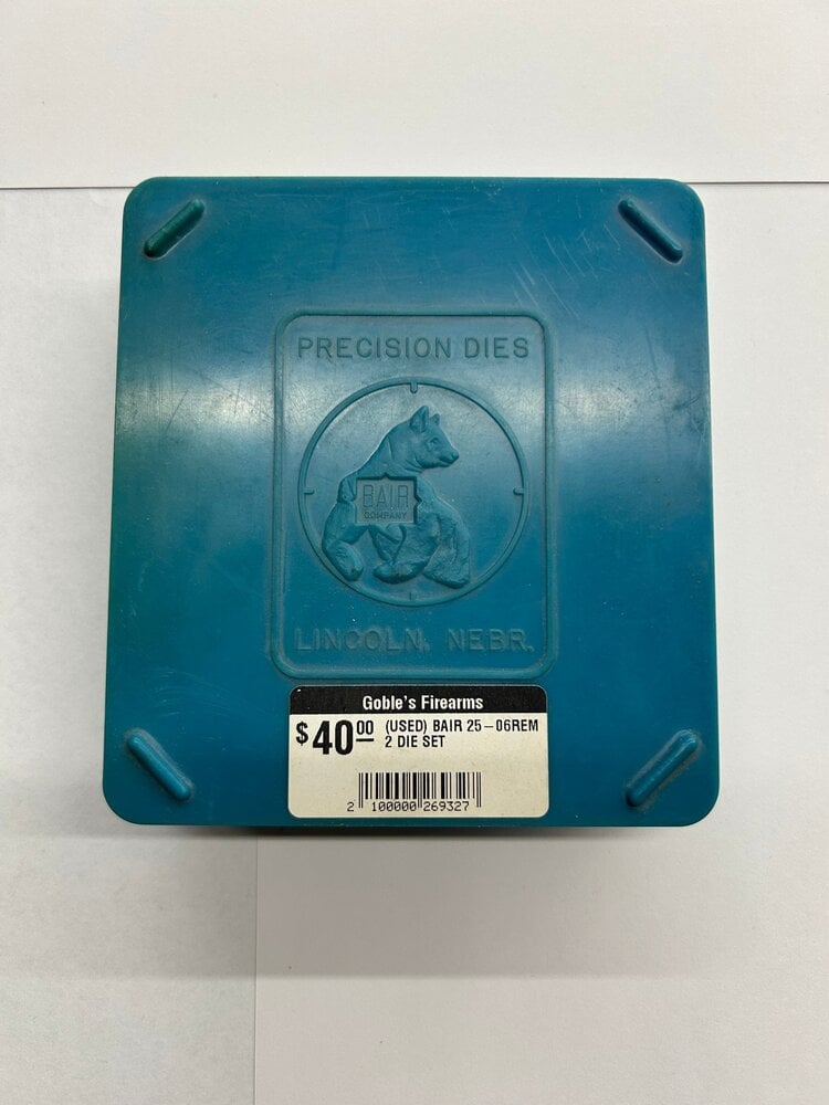 (USED) BAIR 25-06REM 2 DIE SET