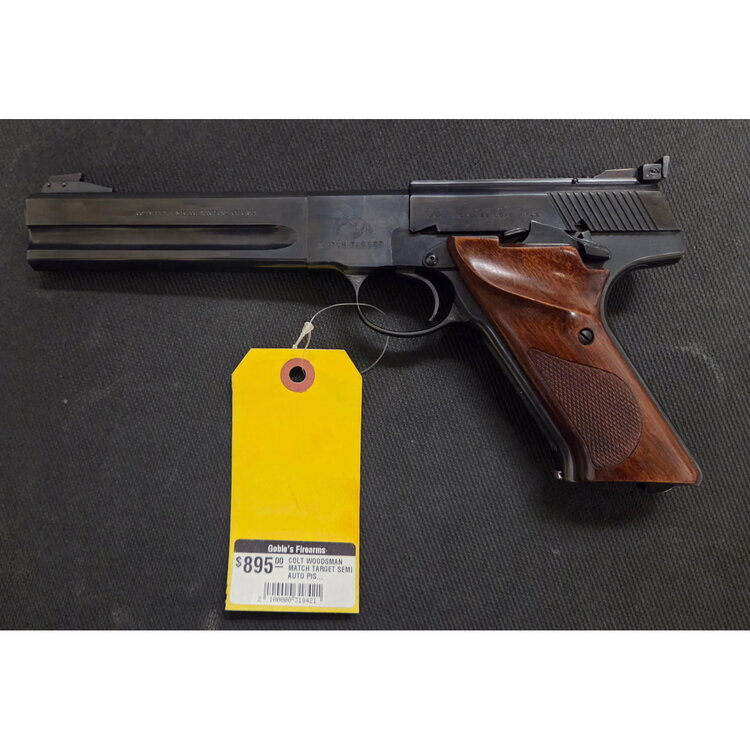 (RESTRICTED) COLT WOODSMAN MATCH TARGET SEMI AUTO 22LR 5.9" BARREL (REQUIRES EXEMPTION)