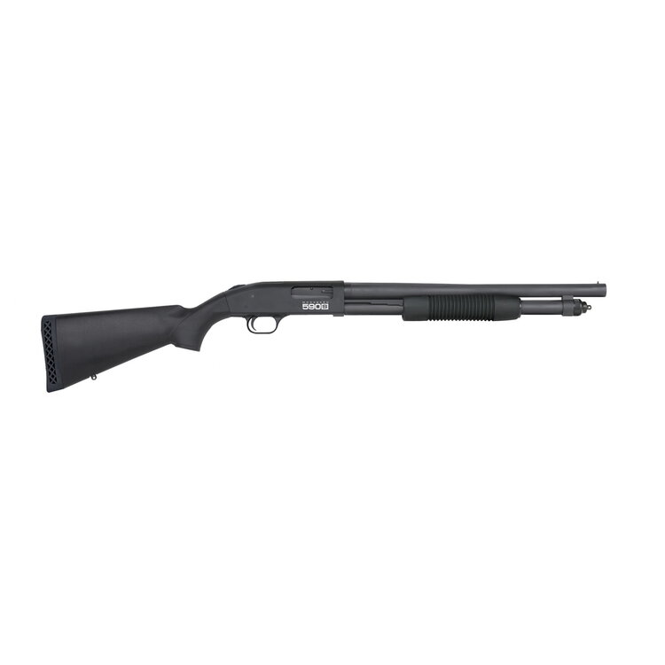 MOSSBERG 590S OPTICS READY PUMP ACTION 12GA 3" 18.5" CYL. BARREL