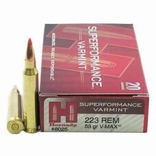 HORNADY SUPERFORMANCE VARMINT AMMUNITION 223REM 53GR