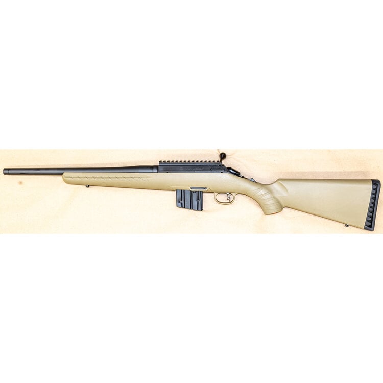 RUGER AMERICAN RANCH BOLT ACTION RIFLE  FDE 5.56 NATO 16.5" BBL 5 SHOT