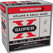 WINCHESTER SUPER-X 12GA 2-3/4" #4  1-1/8OZ 25RDS