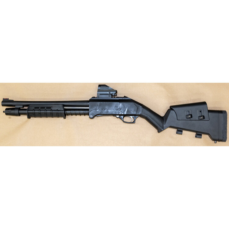 CANUCK CANUCK FOLDING ENFORCER 2  BLK/SYN PUMP ACTION SHOTGUN 12GA X 3" 14" BBL 4 SHOT