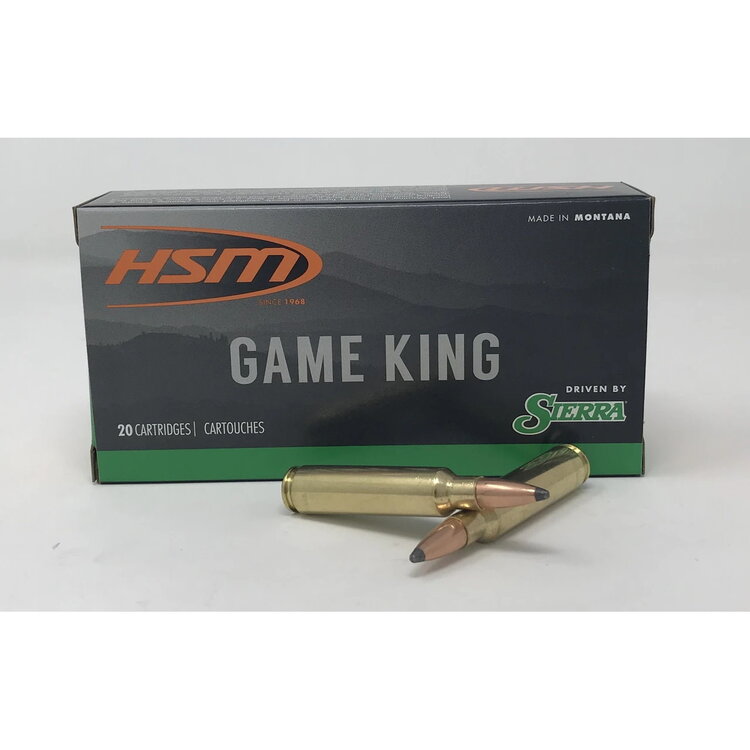 HSM HS MUNITIONS 284 WINCHESTER 160GR SBT GAMEKING 20RDS