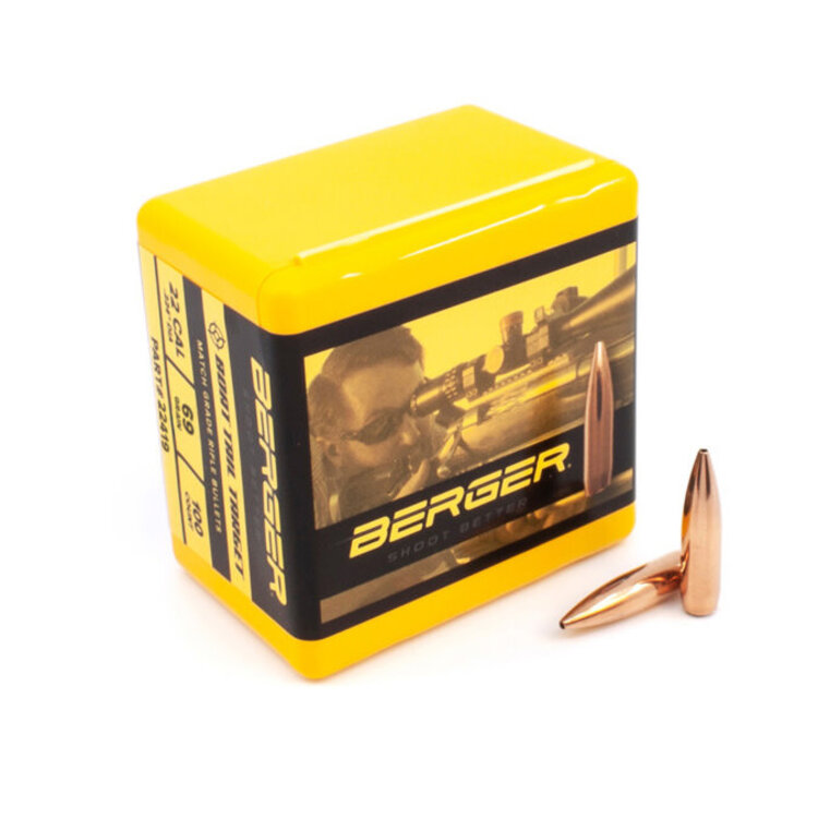 BERGER BERGER .224 DIA 69GR BT TARGET 100 PER BOX