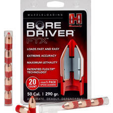 HORNADY HORNADY 50CAL .499 DIA  290GR BORE DRIVER FTX BULLETS 20PK