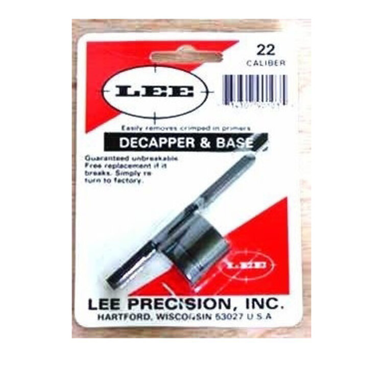 LEE LEE 22 CAL DECAPPER & BASE