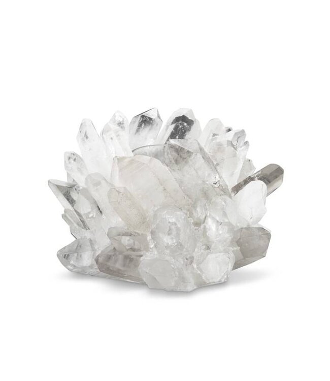 Cayen Collection Large Clear Quartz Votive