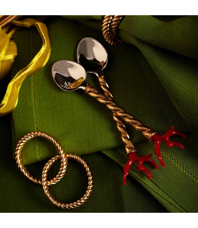 L’Objet Coral Spreaders (Set of 4)